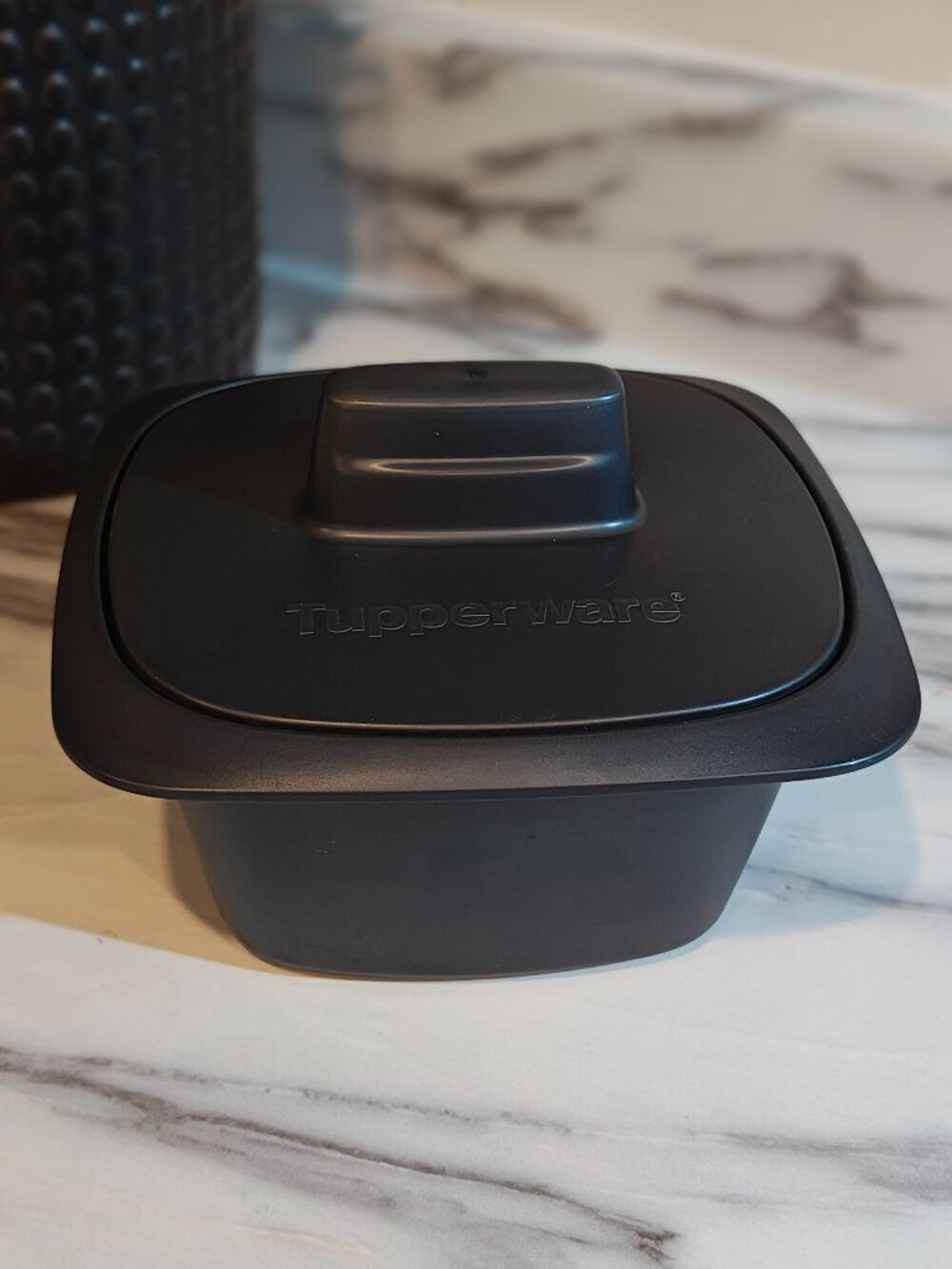 Tupperware UltraPro 500 mL Mini Casserole / Square Ramekin Black/Grey - Picture 7 of 7